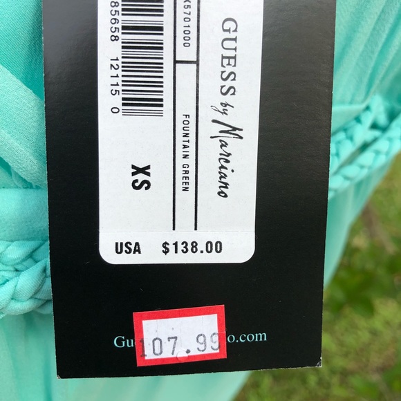 XS Guess by Maciano Teal Dress! NWT - Picture 2 of 2